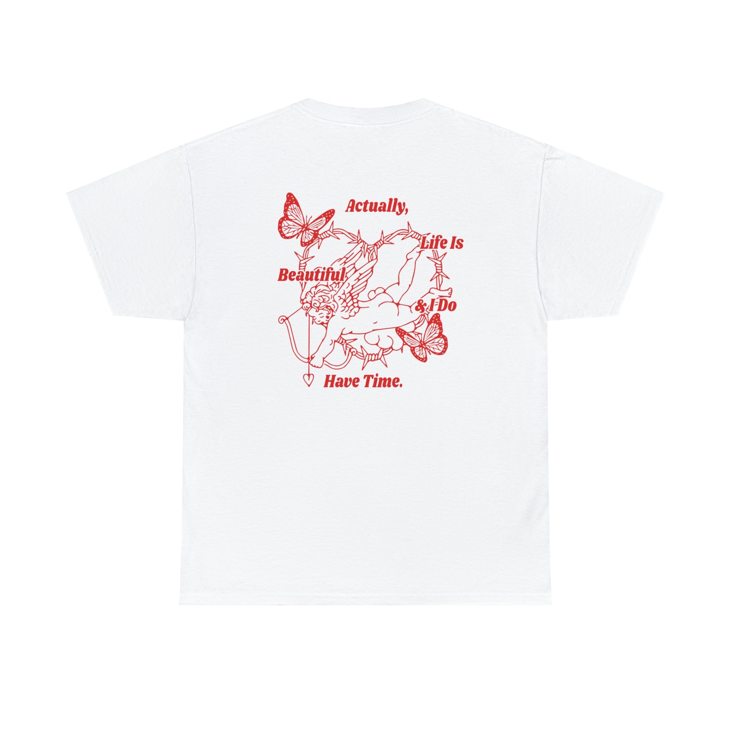 Life Is Beautiful Tee Red