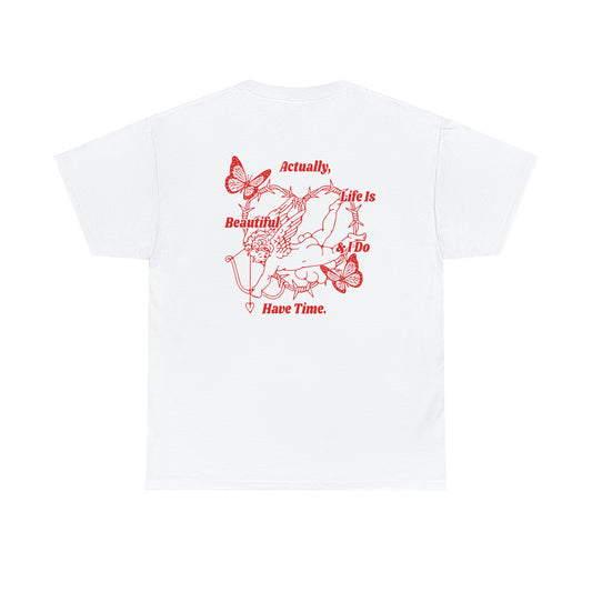 Life Is Beautiful Tee Red