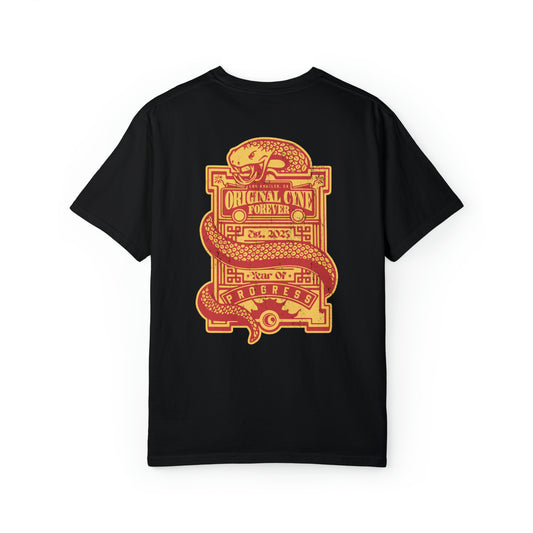 Year of Progress Red & Gold Tee