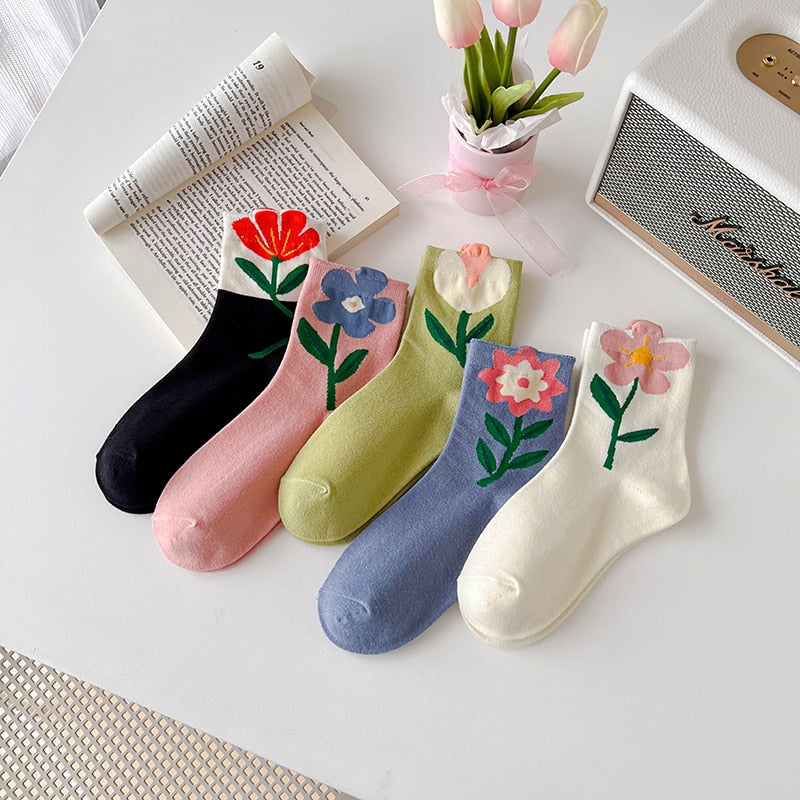 Everyday Flower Socks