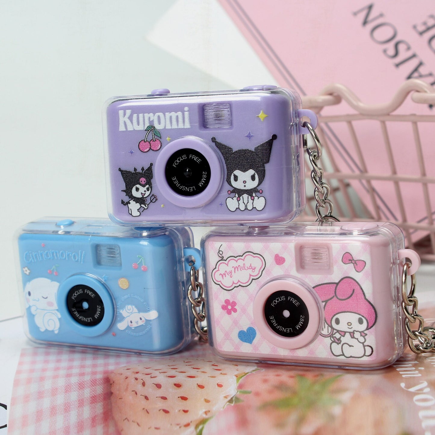 Sanrio Mini Camera Key Chain